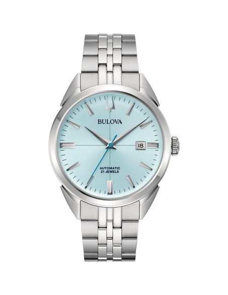 Reloj Bulova 96B423 Automático | Steel 41,5 mm Esfera Azul