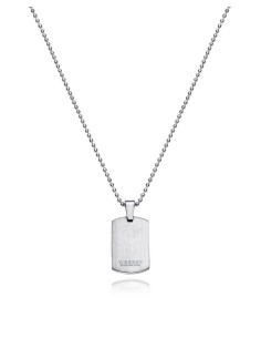 Collar Viceroy Fashion de acero tipo placa militar para hombre