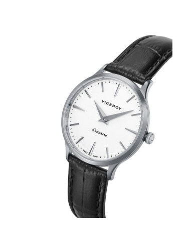 Reloj Viceroy 45116‑07 Swiss Made mujer – caja acero 32 mm, correa piel negra