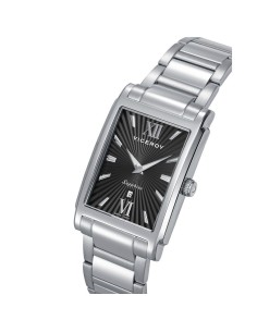Viceroy 45121‑53 – Reloj hombre acero rectangular esfera negra Swiss Made 2
