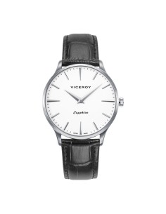 Viceroy 45117‑07 – Reloj hombre acero 40 mm esfera blanca cristal zafiro Swiss Made
