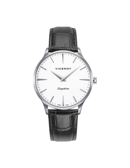 Viceroy 45117‑07 – Reloj hombre acero 40 mm esfera blanca cristal zafiro Swiss Made
