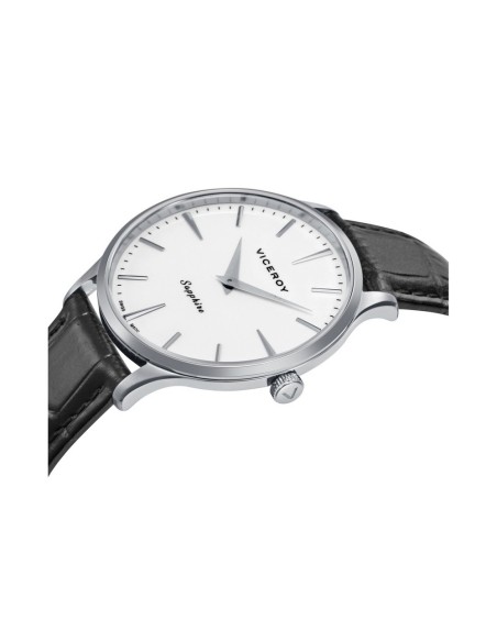 Viceroy 45117‑07 – Reloj hombre acero 40 mm esfera blanca cristal zafiro Swiss Made