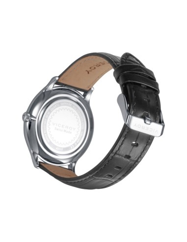 Viceroy 45117‑07 – Reloj hombre acero 40 mm esfera blanca cristal zafiro Swiss Made
