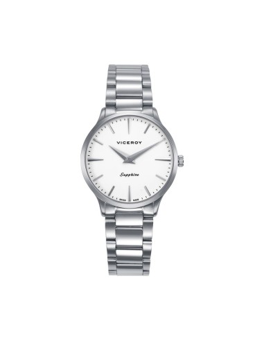Reloj mujer Viceroy Swiss Made 45118‑07 – acero, esfera blanca