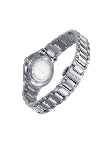 Reloj mujer Viceroy Swiss Made 45118‑07 – acero, esfera blanca