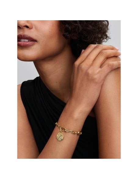 Medallón Pandora ME “Flechas Cruzadas” – Plata y Oro 14 k 764081C01