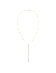 Collar Tommy Hilfiger Bar Chain dorado con cristales – Ref. 2780998
