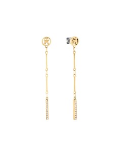 Pendientes Tommy Hilfiger 2781002 – Largos cadena dorados acero inoxidable mujer