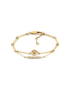 Pulsera Tommy Hilfiger 2781000 – Bar Chain dorada con cristales para mujer