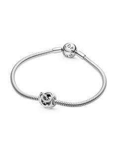 Charm en plata de ley Corazón Círculo Familiar Siempre 2