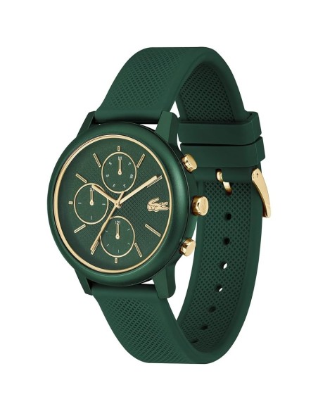 Reloj Lacoste 12.12 Move 2011471 – Multifunción verde & correa silicona hombre