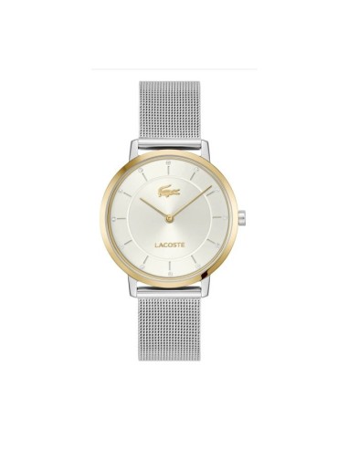 Reloj Lacoste Crocorigin 2001472 – Mujer acero plateado 35 mm esfera clara