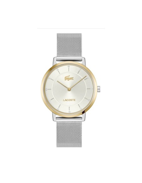 Reloj Lacoste Crocorigin 2001472 – Mujer acero plateado 35 mm esfera clara