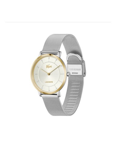 Reloj Lacoste Crocorigin 2001472 – Mujer acero plateado 35 mm esfera clara