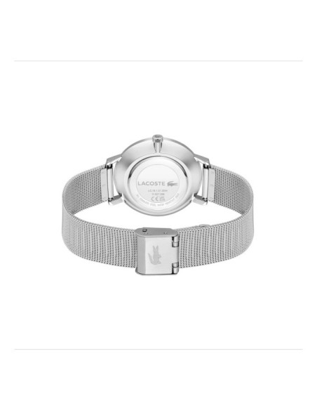 Reloj Lacoste Crocorigin 2001472 – Mujer acero plateado 35 mm esfera clara