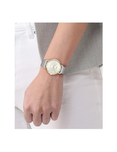 Reloj Lacoste Crocorigin 2001472 – Mujer acero plateado 35 mm esfera clara