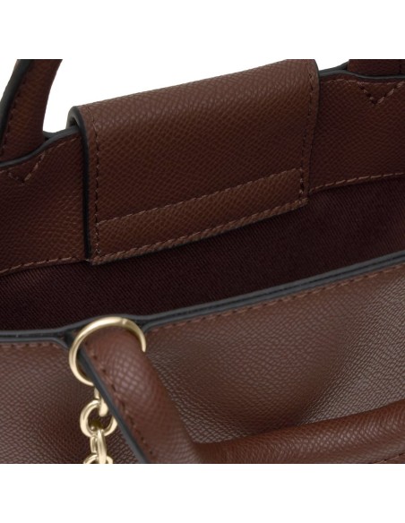 Mini bolso marrón Back to basics | TOUS