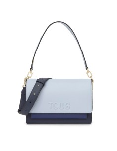 Bandolera mediana Audree Saffiano azul marino | TOUS