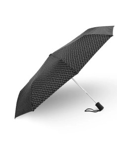 Paraguas plegable “Milosos” negro compacto | TOUS
