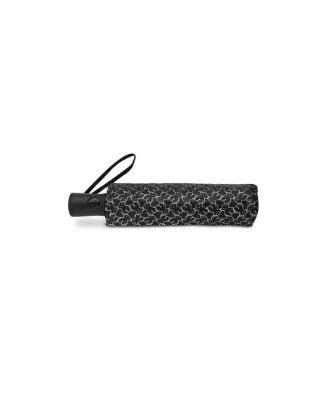 Paraguas plegable “Milosos” negro compacto | TOUS