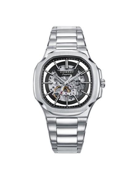 Reloj Viceroy 45113‑57 Hombre Automático Esfera Azul | Caja Acero 42 mm