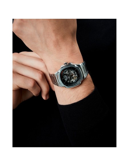 Reloj Viceroy 45113‑57 Hombre Automático Esfera Azul | Caja Acero 42 mm