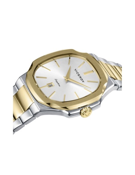 Reloj Viceroy 45111‑87 Hombre Acero Bicolor Elegante | Pulsera y Caja 41 mm