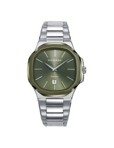 Reloj Viceroy 45111‑67 Hombre Acero Esfera Verde Elegante 41 mm