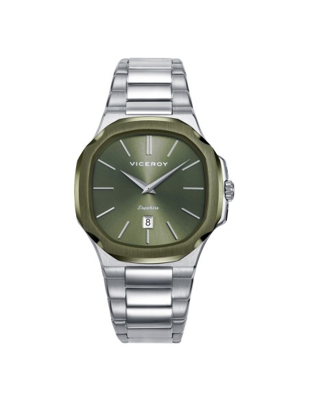 Reloj Viceroy 45111‑67 Hombre Acero Esfera Verde Elegante 41 mm