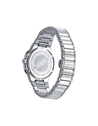 Reloj Viceroy 45111‑17 Hombre Esfera Gris con Detalles Rosa | Caja Acero 41 mm