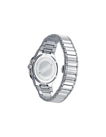 Reloj Viceroy 45111‑17 Hombre Esfera Gris con Detalles Rosa | Caja Acero 41 mm