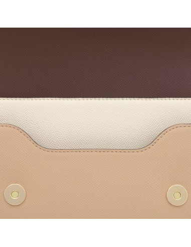 Bandolera mediana Audree Saffiano beige‑marrón | TOUS 2002358201