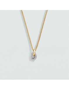 Collar corto LOULOU Cristal Dorado – Agatha Paris