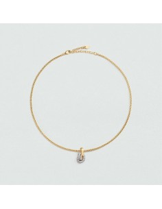 Collar corto LOULOU Cristal Dorado – Agatha Paris 2