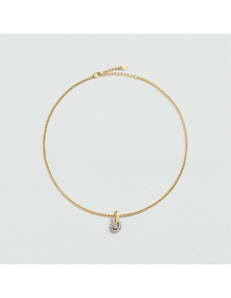 Collar corto LOULOU Cristal Dorado – Agatha Paris