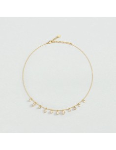 Collar corto CANDY Cristal Dorado – Agatha Paris 2