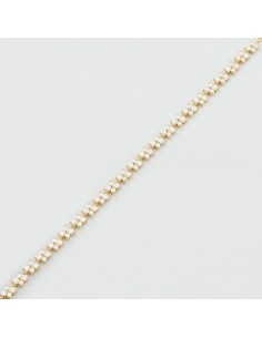 Pulsera cadena BELOVED Cristal Dorado – Agatha Paris