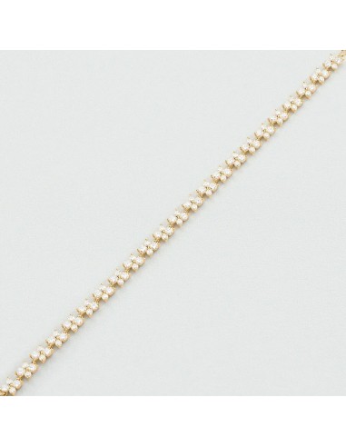 Pulsera cadena BELOVED Cristal Dorado – Agatha Paris