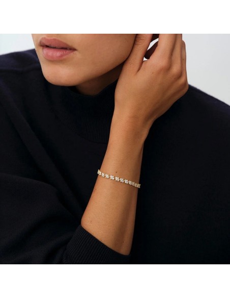 Pulsera cadena BELOVED Cristal Dorado – Agatha Paris