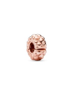 Clip con un recubrimiento en oro rosa de 14k con Tachuelas Fino Pandora