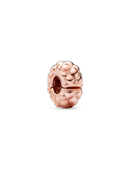 Clip con un recubrimiento en oro rosa de 14k con Tachuelas Fino Pandora