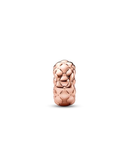 Clip con un recubrimiento en oro rosa de 14k con Tachuelas Fino Pandora