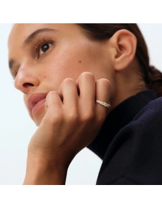Anillo fino BELOVED Cristal Dorado – Agatha Paris 2