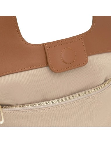 Bolso Capazo Mediano Camel TOUS Lirio Rafia - Elegancia y Versatilidad en Rafia y Piel