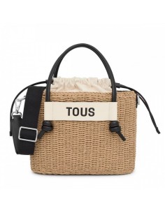 Capazo Mediano Negro TOUS Scoubidou – Bolso Amplio y Elegante para Mujer