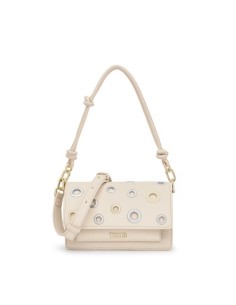 Bandolera pequeña beige Audree Eyelets de TOUS
