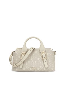 Bolso de mano mediano beige Audree Eyelets de TOUS