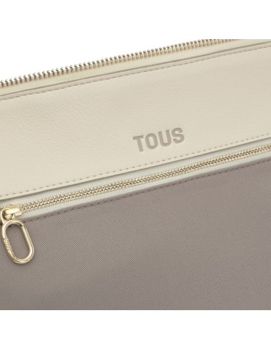 Bolso de mano mediano beige Audree Eyelets de TOUS