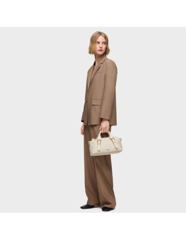 Bolso de mano mediano beige Audree Eyelets de TOUS